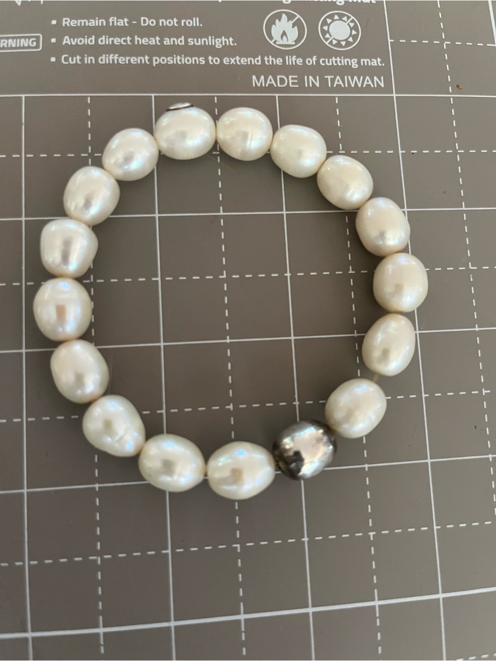 Shine on Silpada bracelet sterling and freshwater pearl. Classic design retired. - Picture 6 of 6